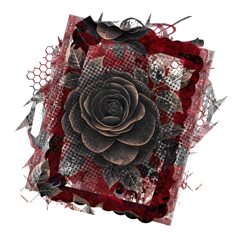 Halloween Cluster Frame 800 x 800 - Copyright Designs by Forte