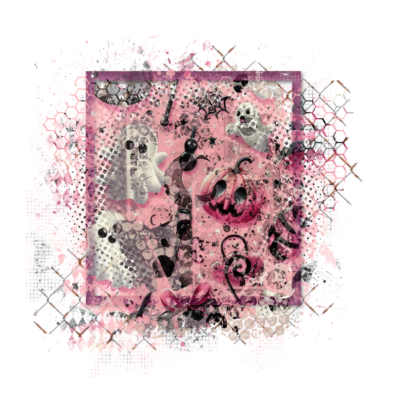 Halloween Cluster Frame 800 x 800 - Copyright Designs by Forte