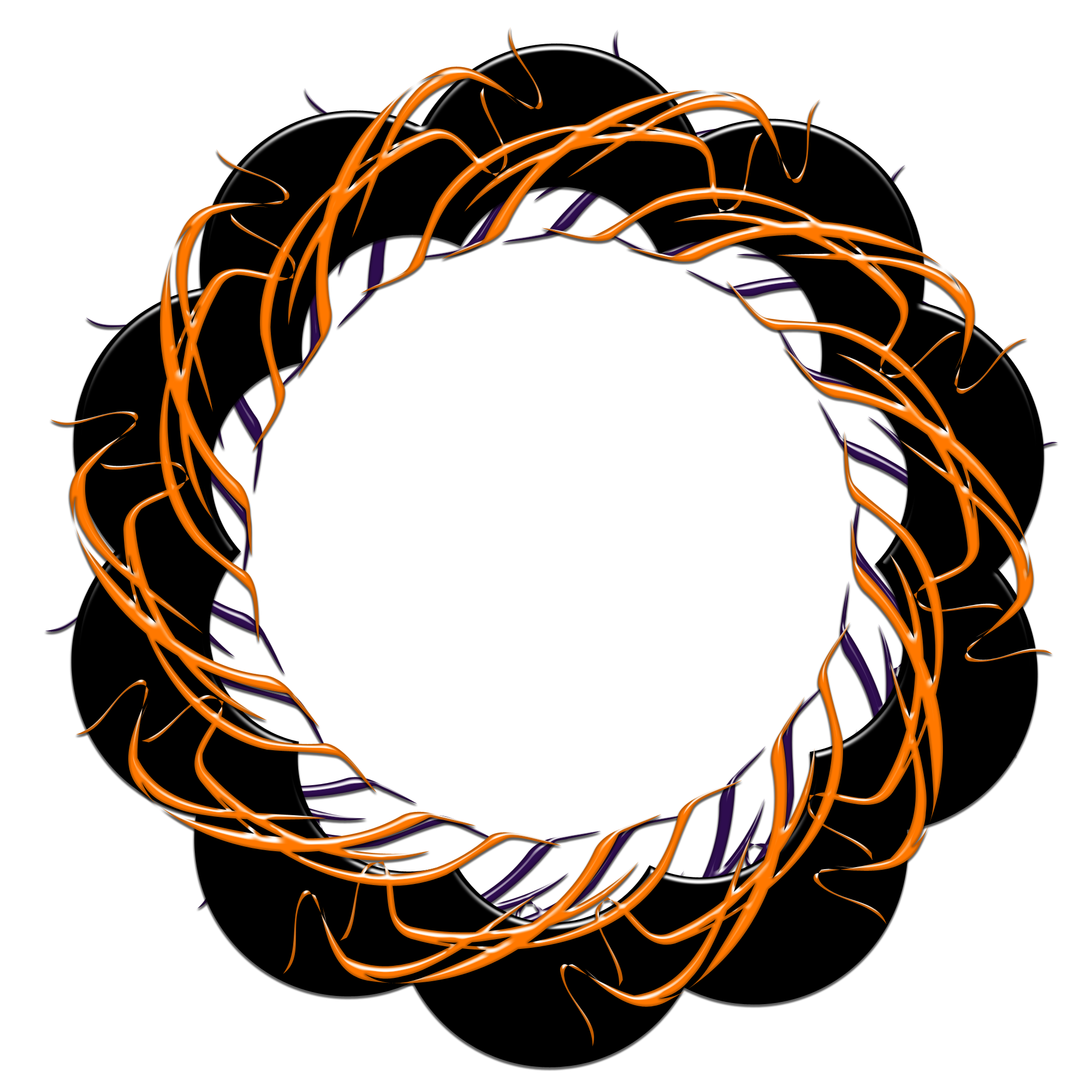 Halloween Theme Frame 2000 x 2000 @ Copyright Designs by Forte