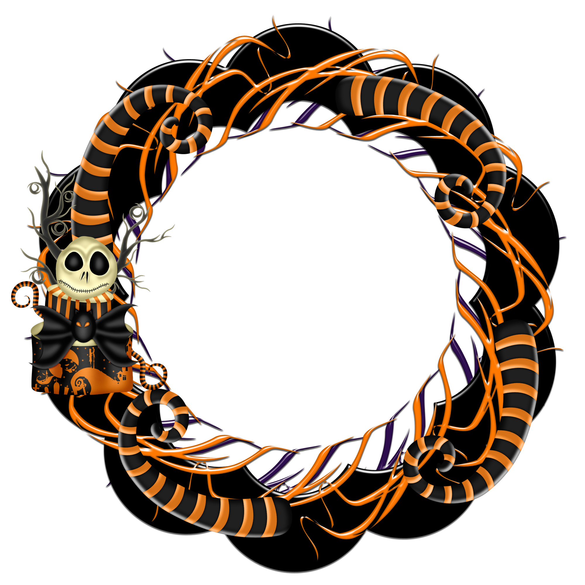 Halloween Theme Frame 2000 x 2000 @ Copyright Designs by Forte