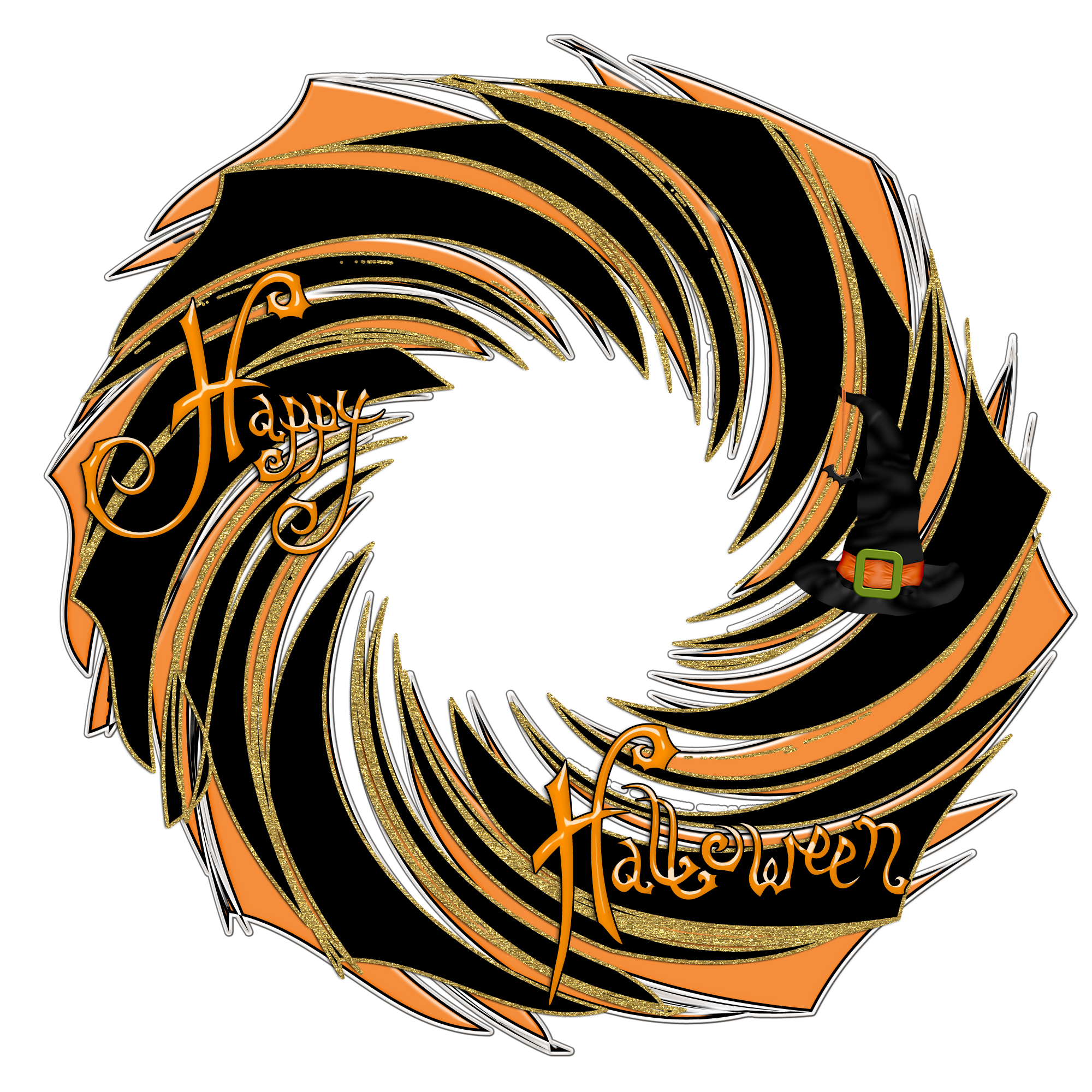 Halloween Theme Frame 2000 x 2000 @ Copyright Designs by Forte