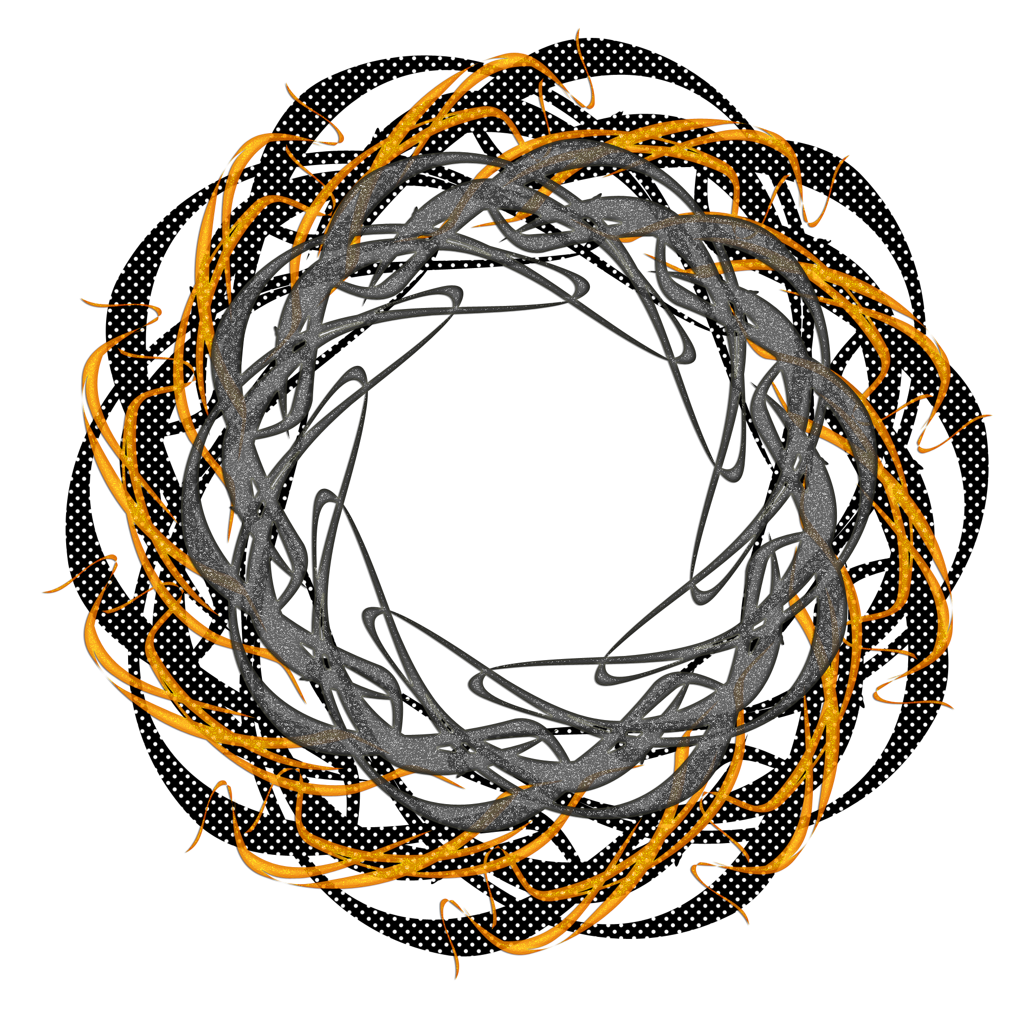 Halloween Theme Frame 2000 x 2000 @ Copyright Designs by Forte