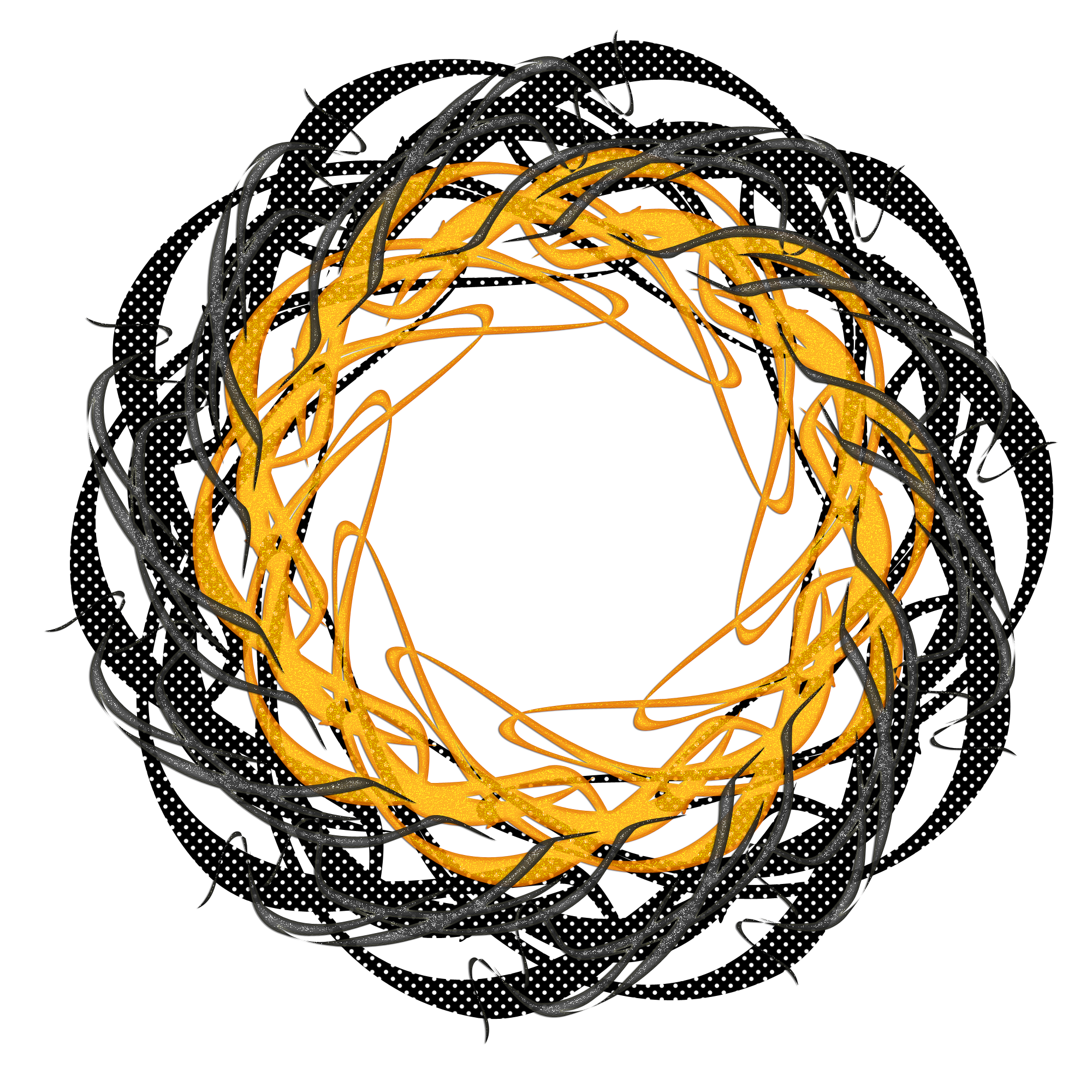 Halloween Theme Frame 2000 x 2000 @ Copyright Designs by Forte