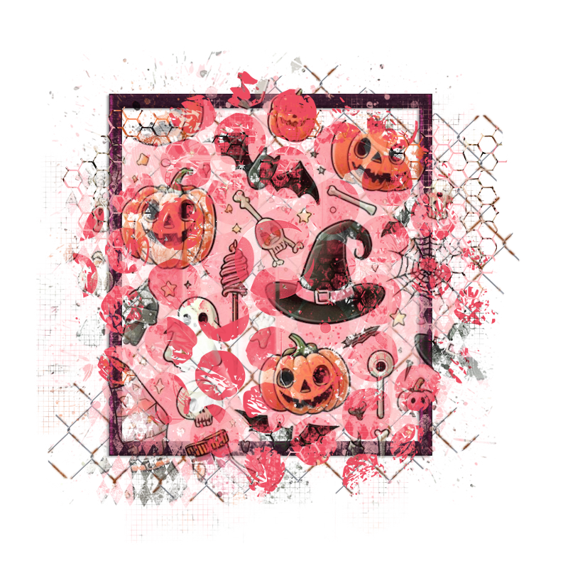 Halloween Cluster Frame 800 x 800 - Copyright Designs by Forte