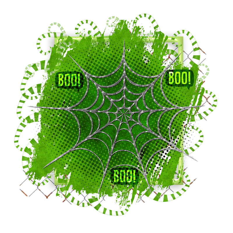 Halloween Cluster Frame 800 x 800 - Copyright Designs by Forte