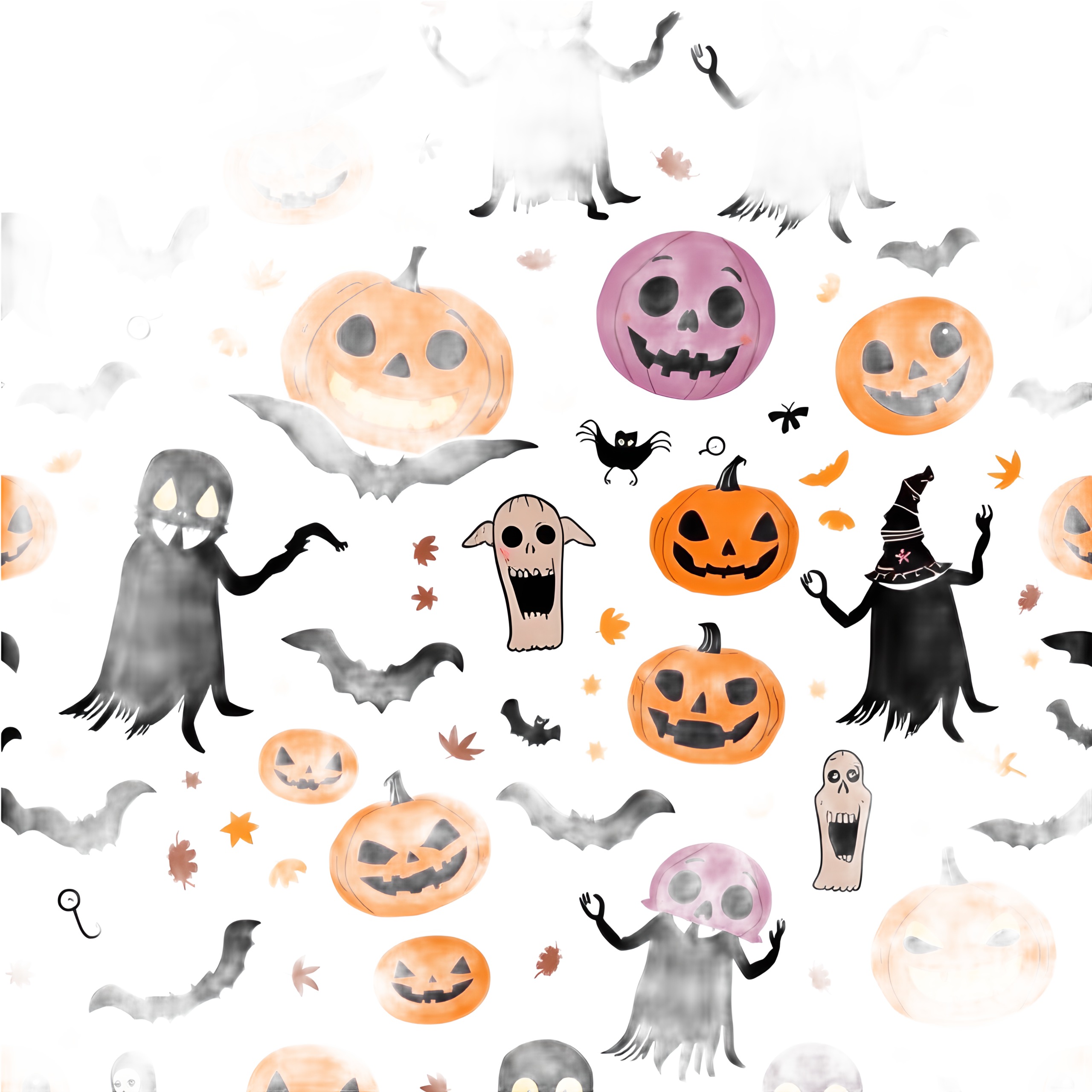 Halloween Overlay 2560 by 2560 PNG Format