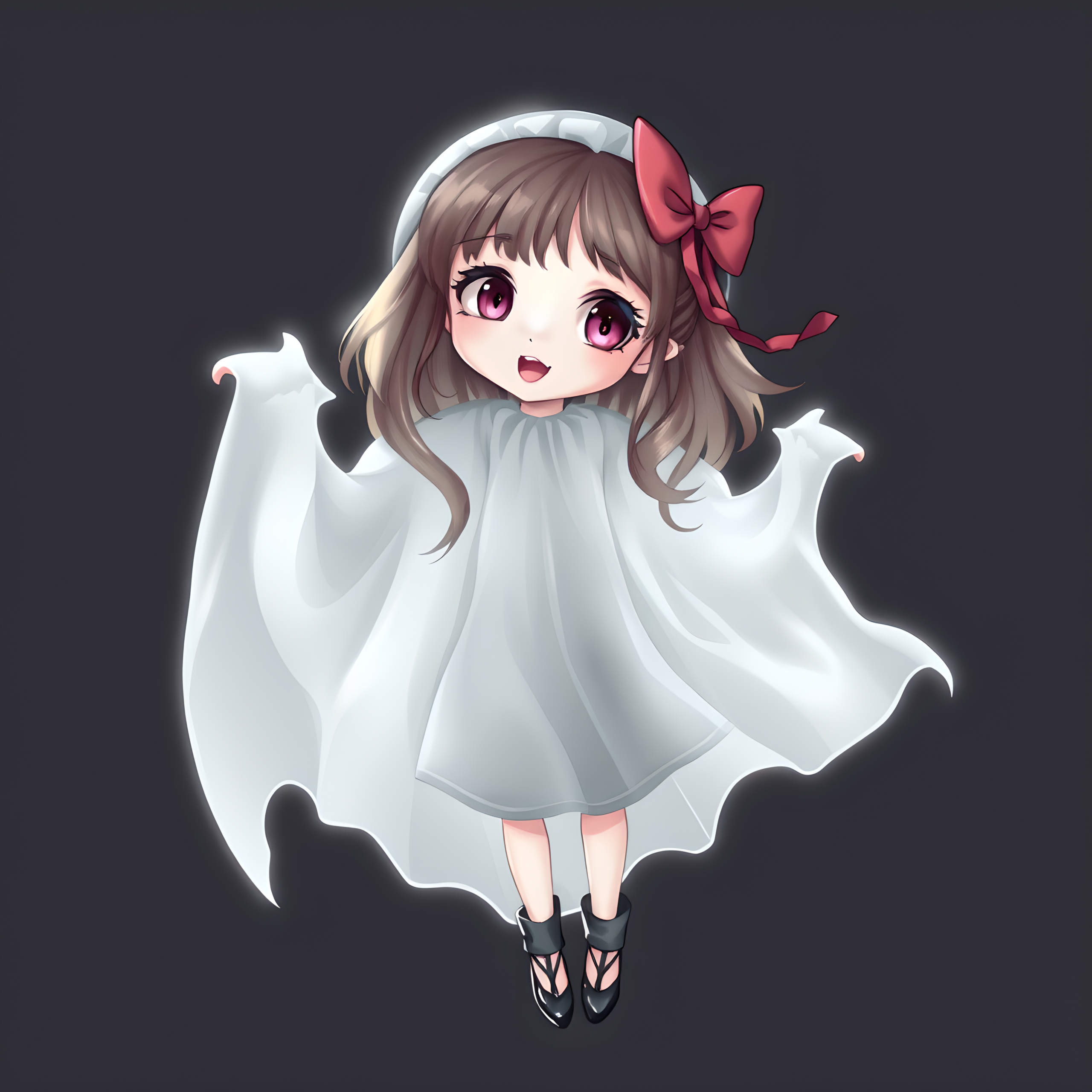 Halloween Ghost Background 2560 x 2560