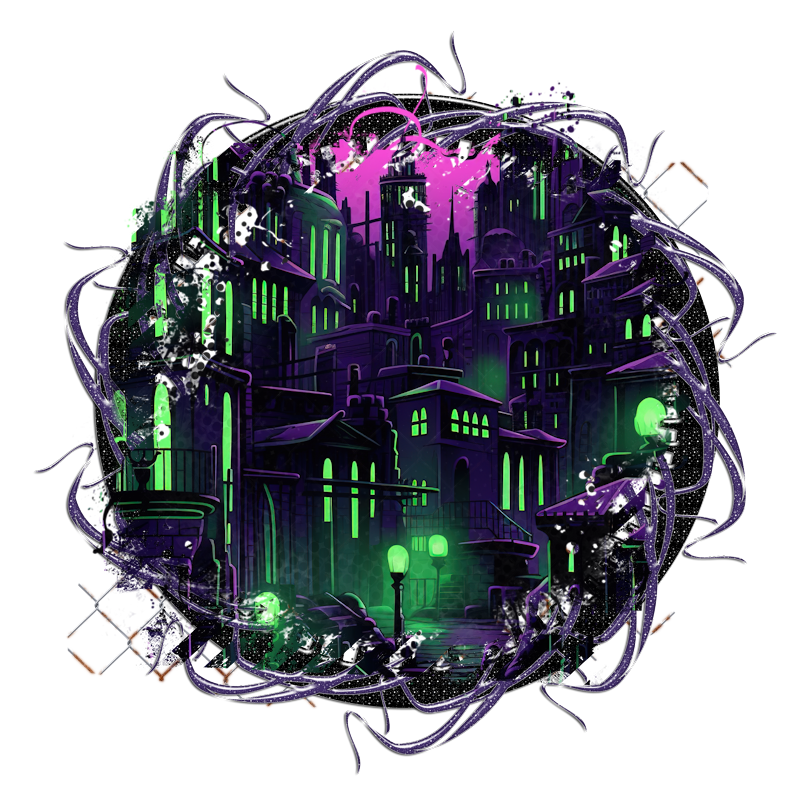 Halloween Cluster Frame 800 x 800 - Copyright Designs by Forte