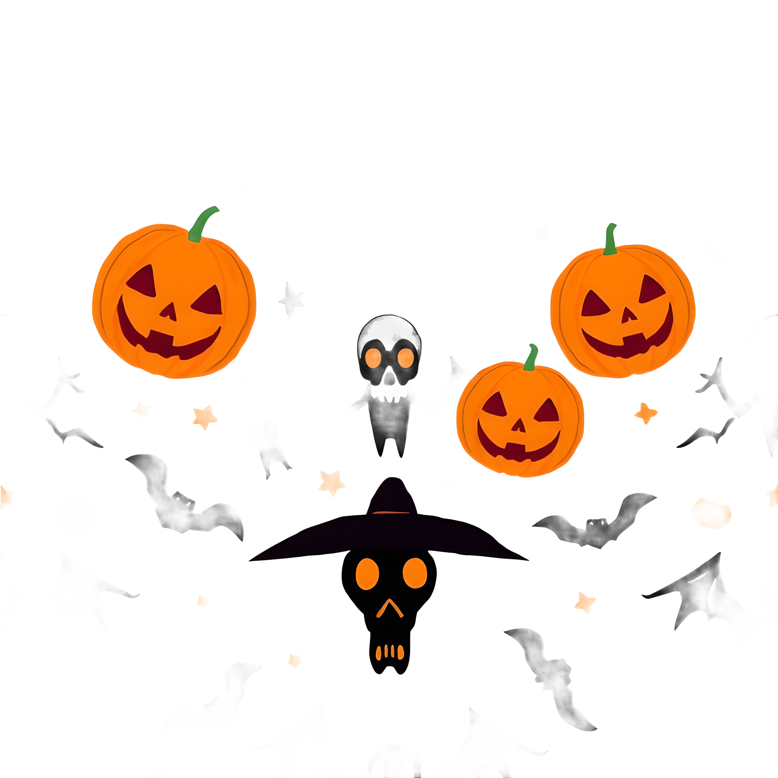 Halloween Overlay 2560 by 2560 PNG Format