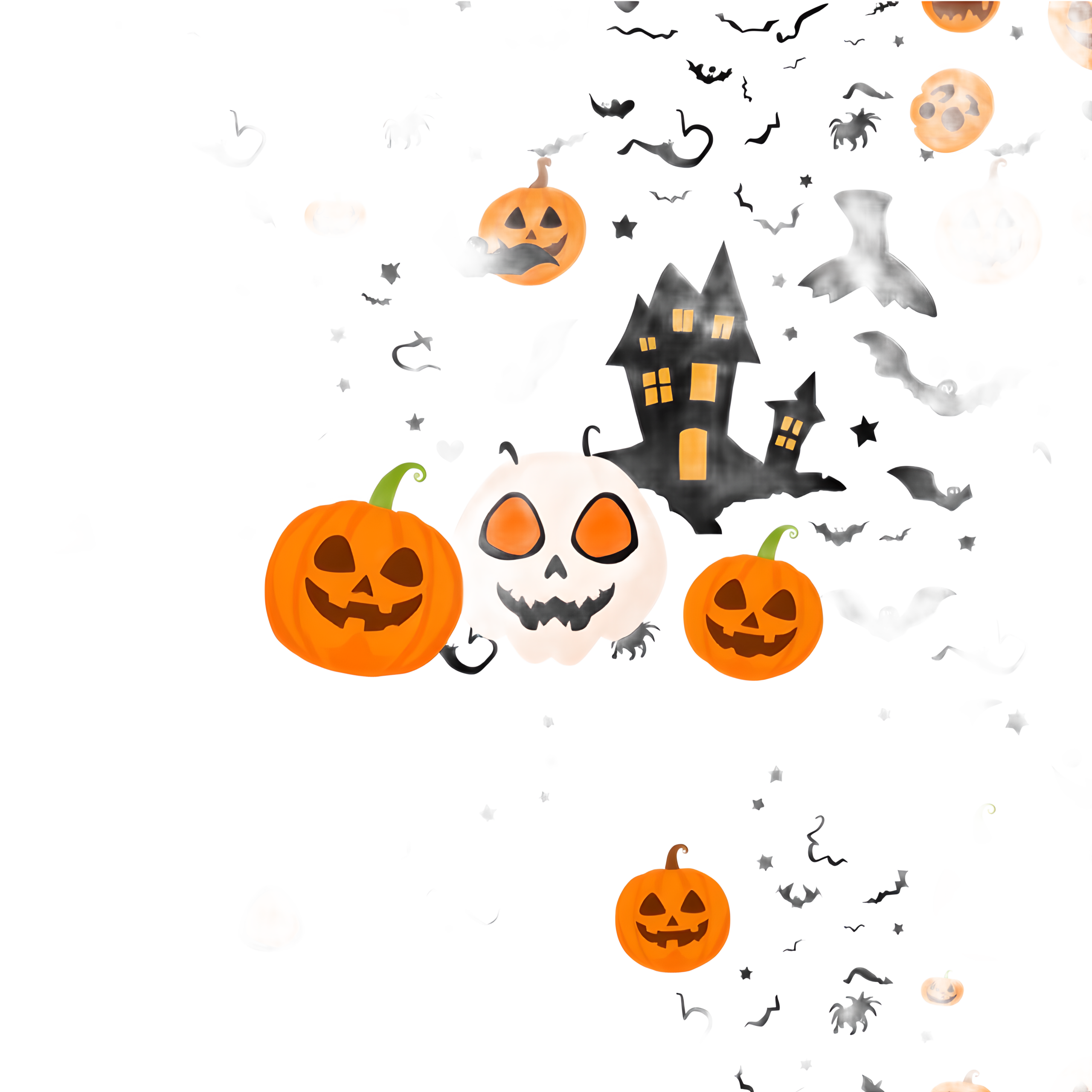 Halloween Overlay 2560 by 2560 PNG Format